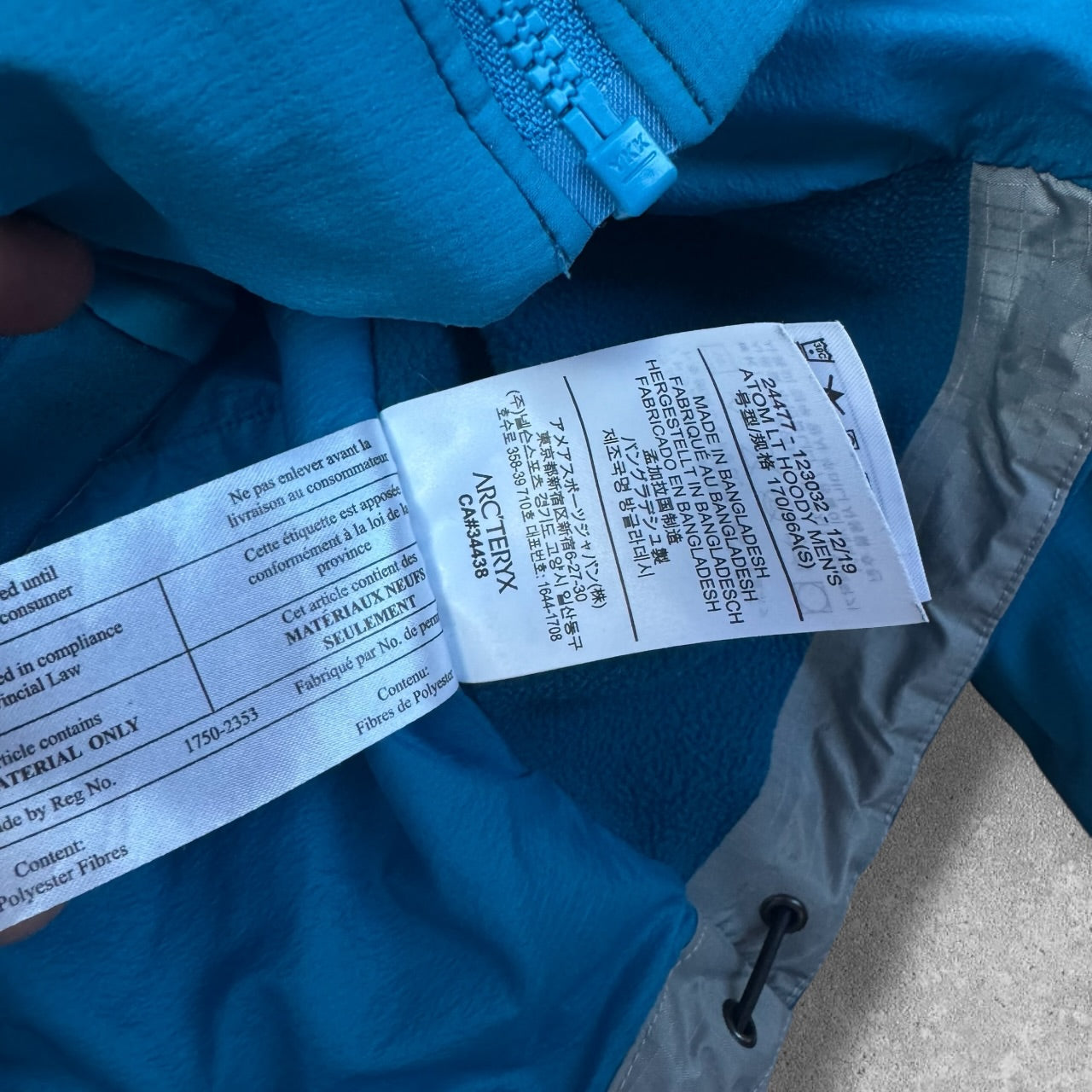 Arc'teryx Atom LT Jacket Small RRP £280