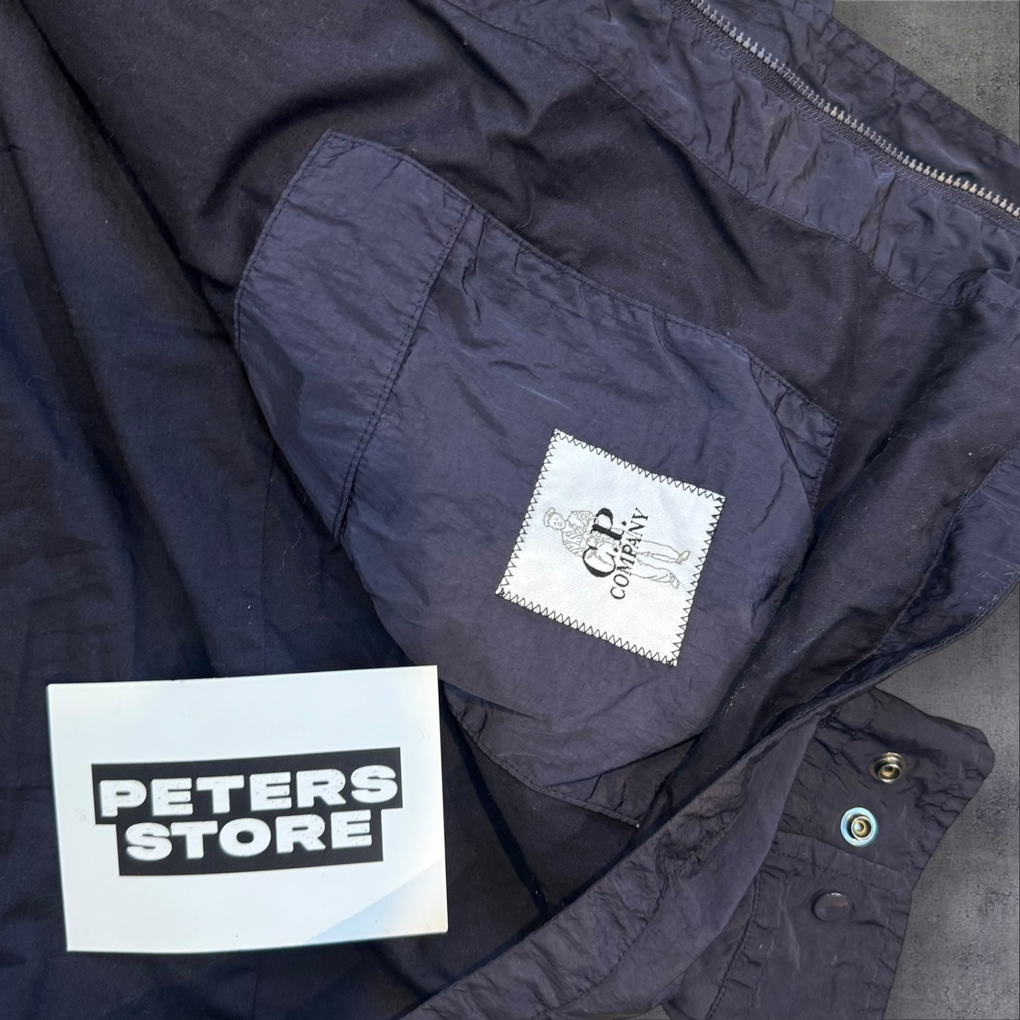 C.P. Company Chrome Overshirt Navy Size XL RRP £450+