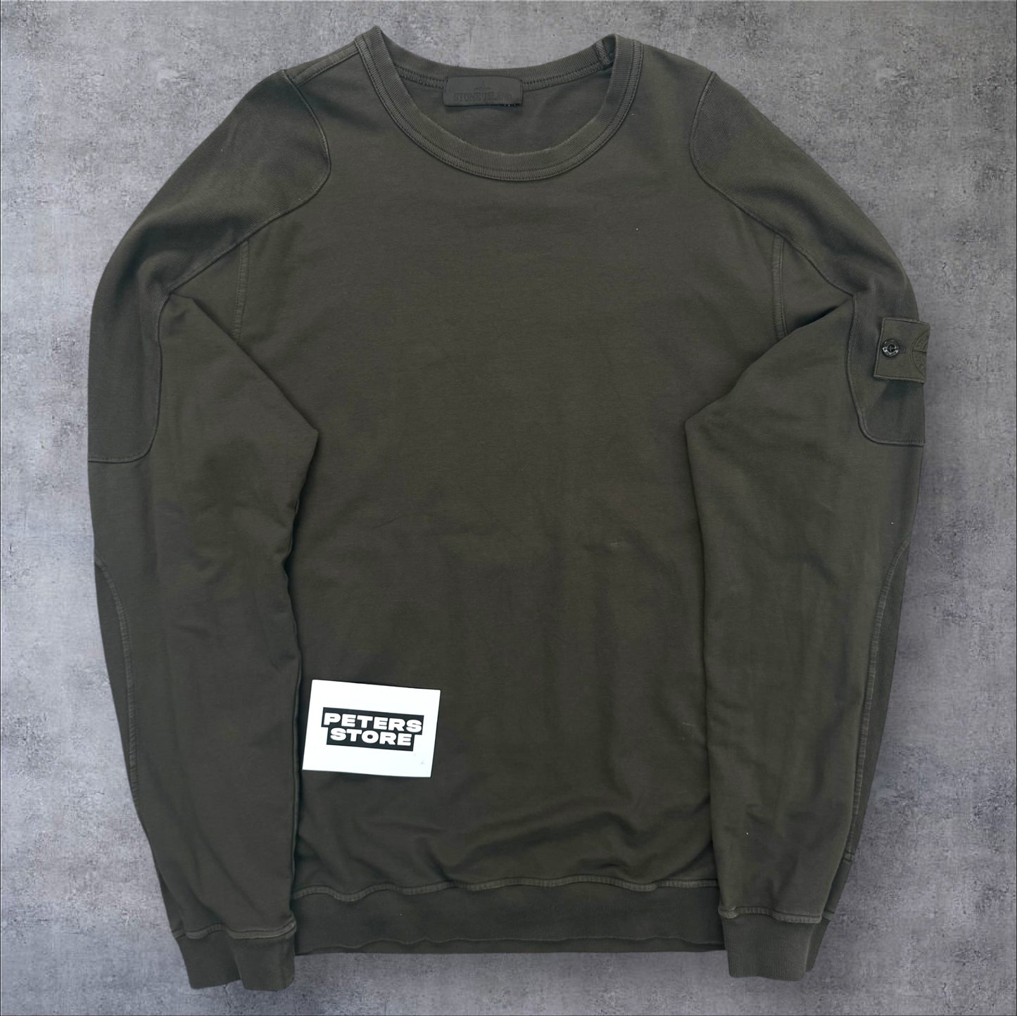 Stone Island Ghost Crewneck Jumper Khaki Size XL RRP £320+