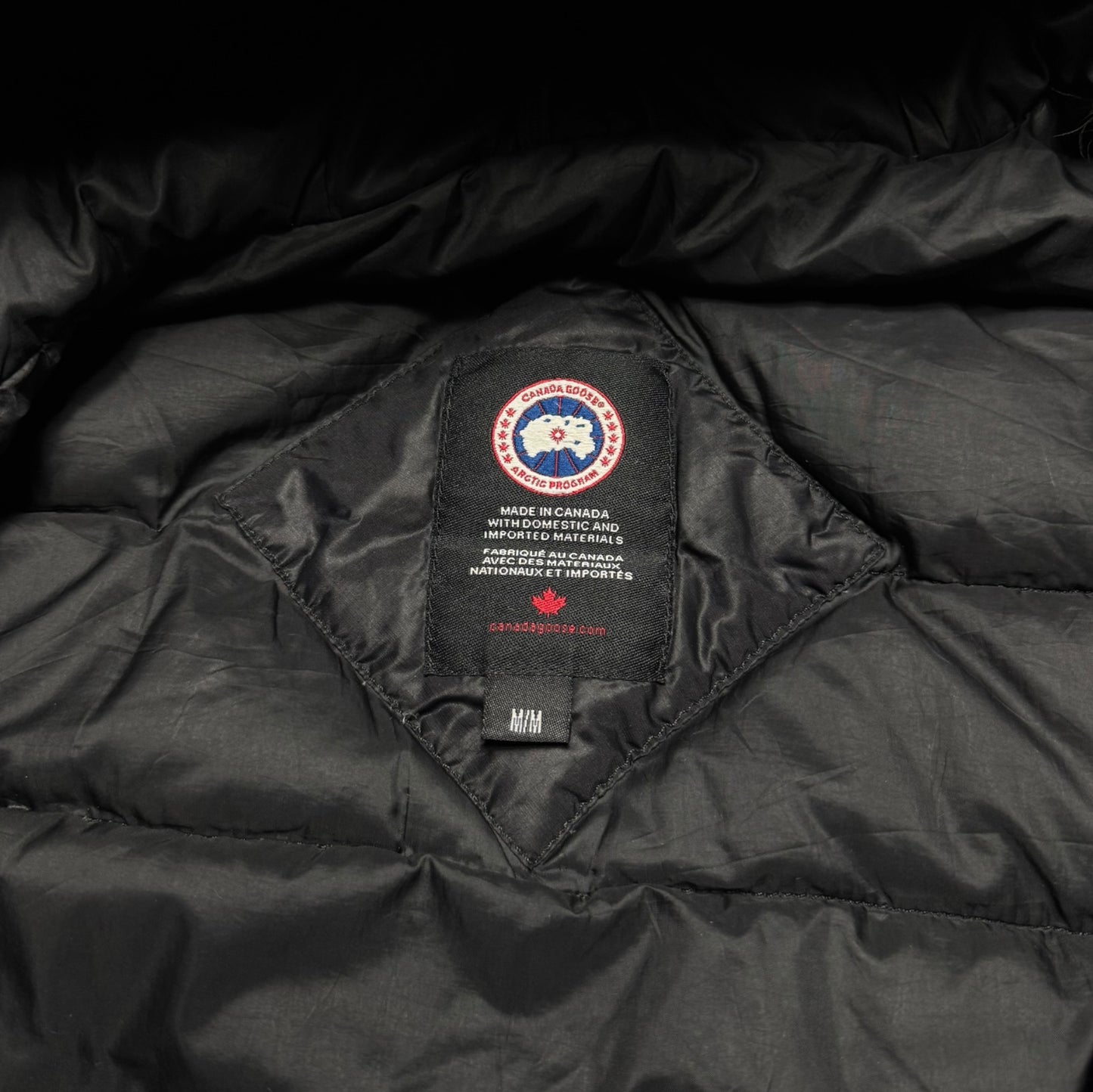 Canada Goose Lodge Hooded Jacket Black Size Medium RRP £595