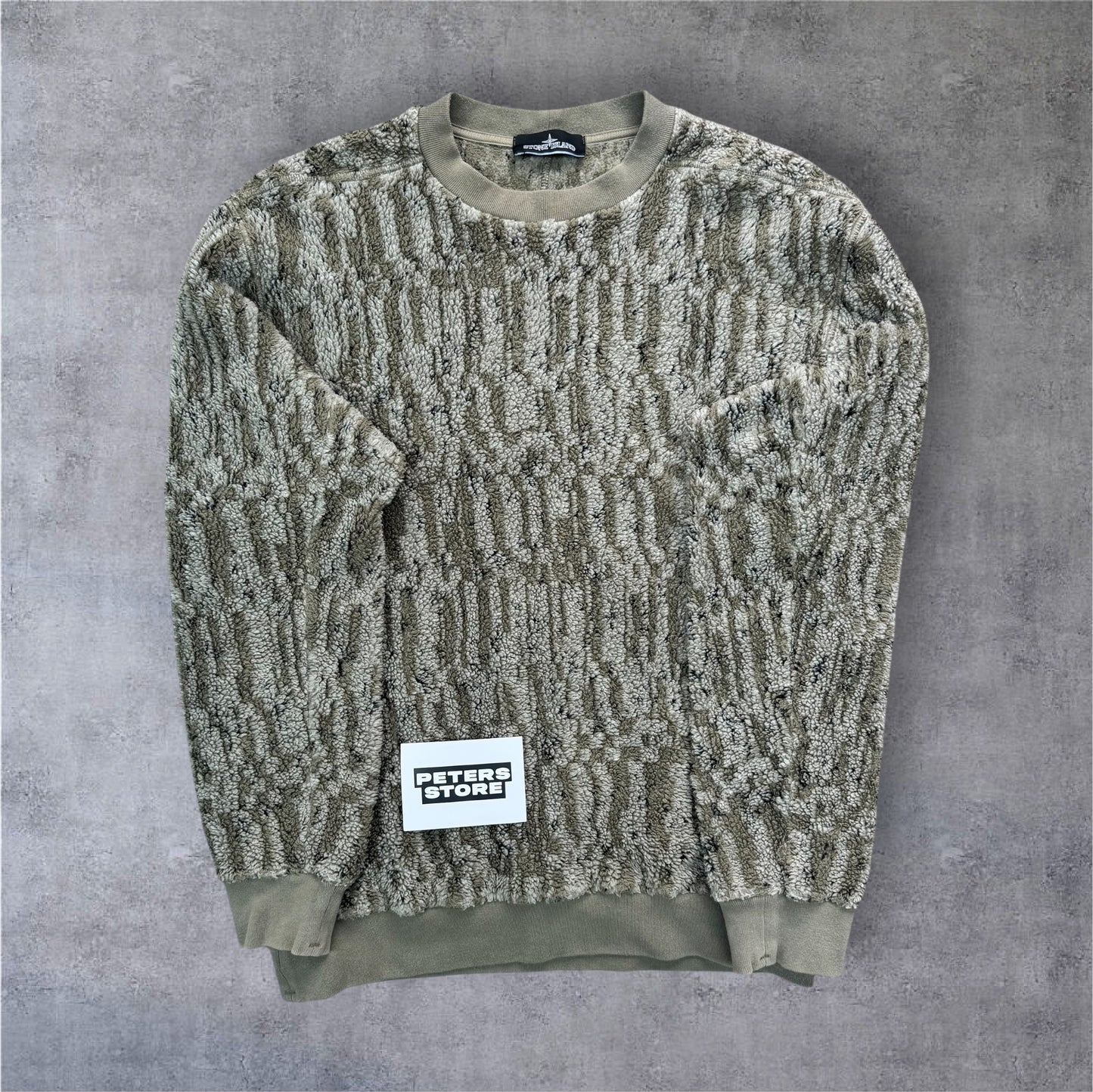 Stone Island Shadow Project Teddy Fleece Sweatshirt Size Large RRP £250+