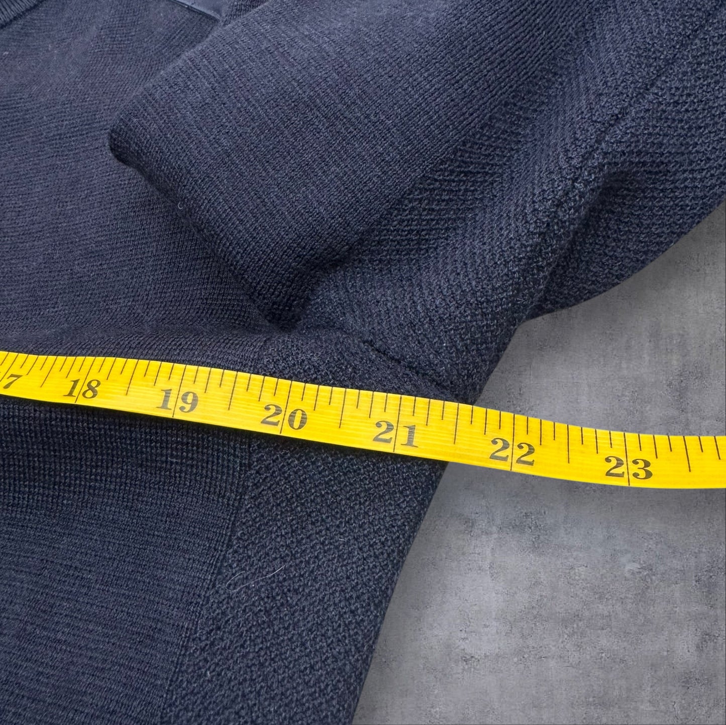 Canada Goose Merino Wool Quarter-Zip Navy Size MEDIUM RRP £450+
