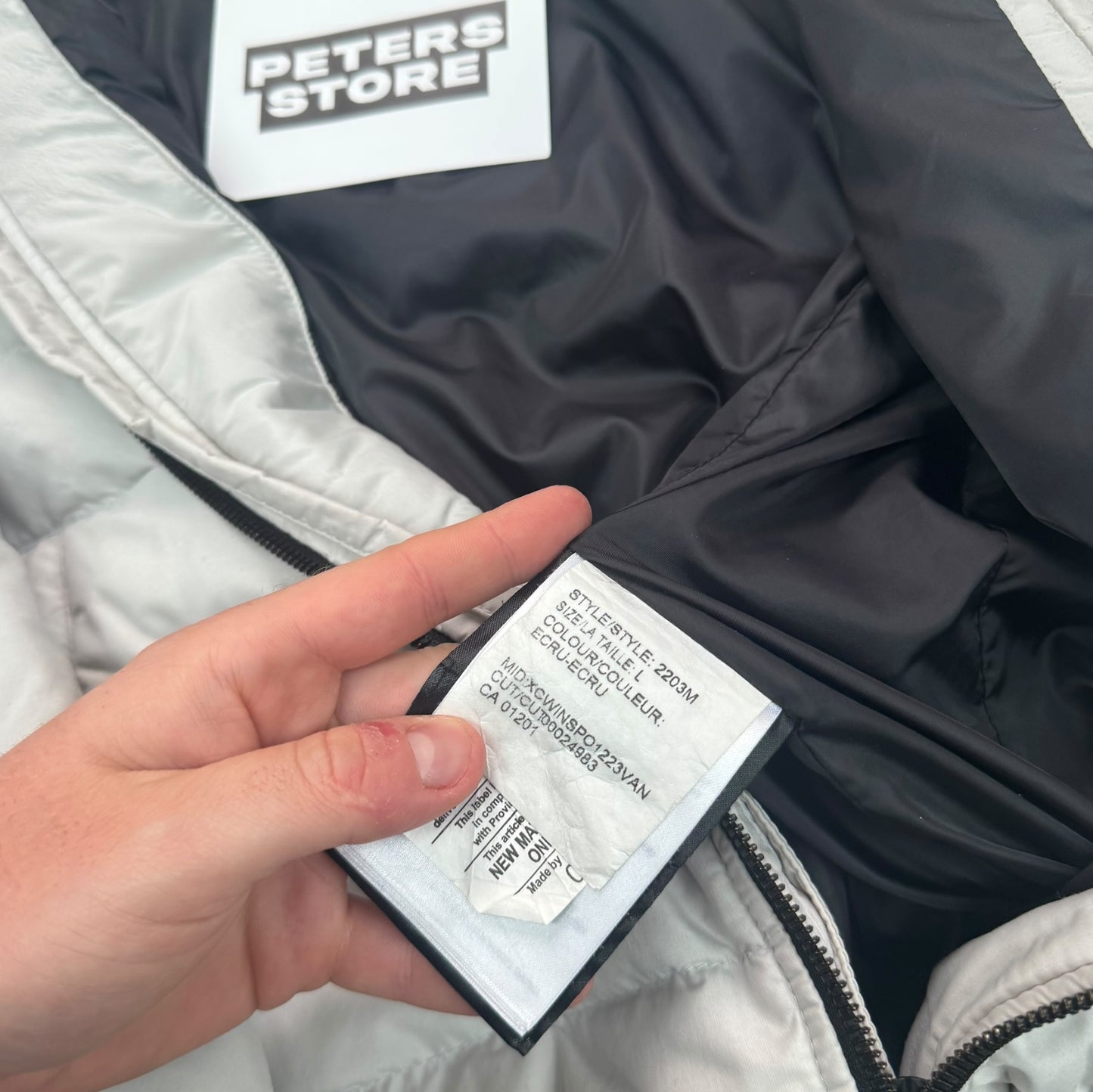 Canada Goose Cabri Hoody Men’s Large White RRP £550+