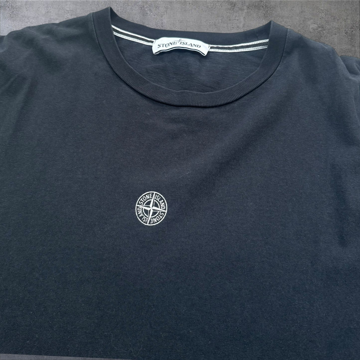 Stone Island T-Shirt Black Compass Logo Size XL RRP £160+