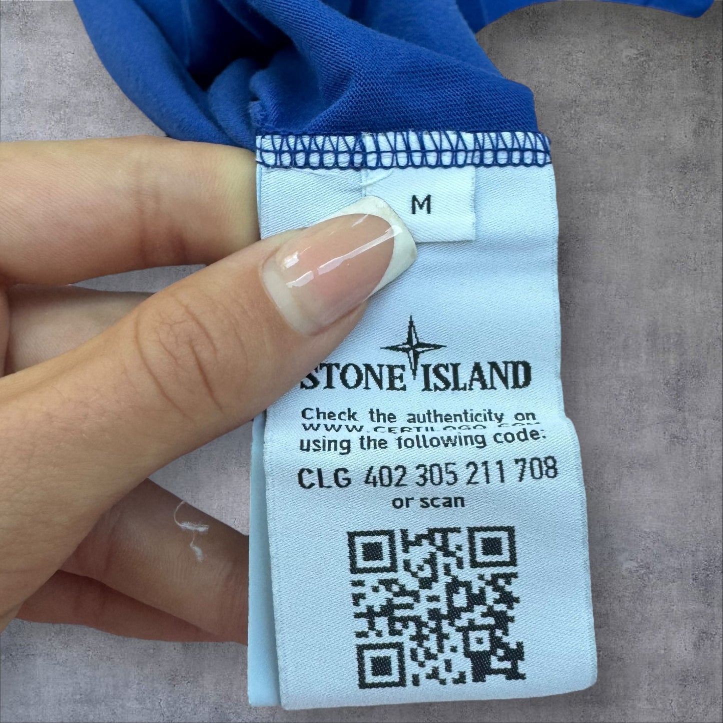 Stone Island T-Shirt Royal Blue Size Medium RRP £160+