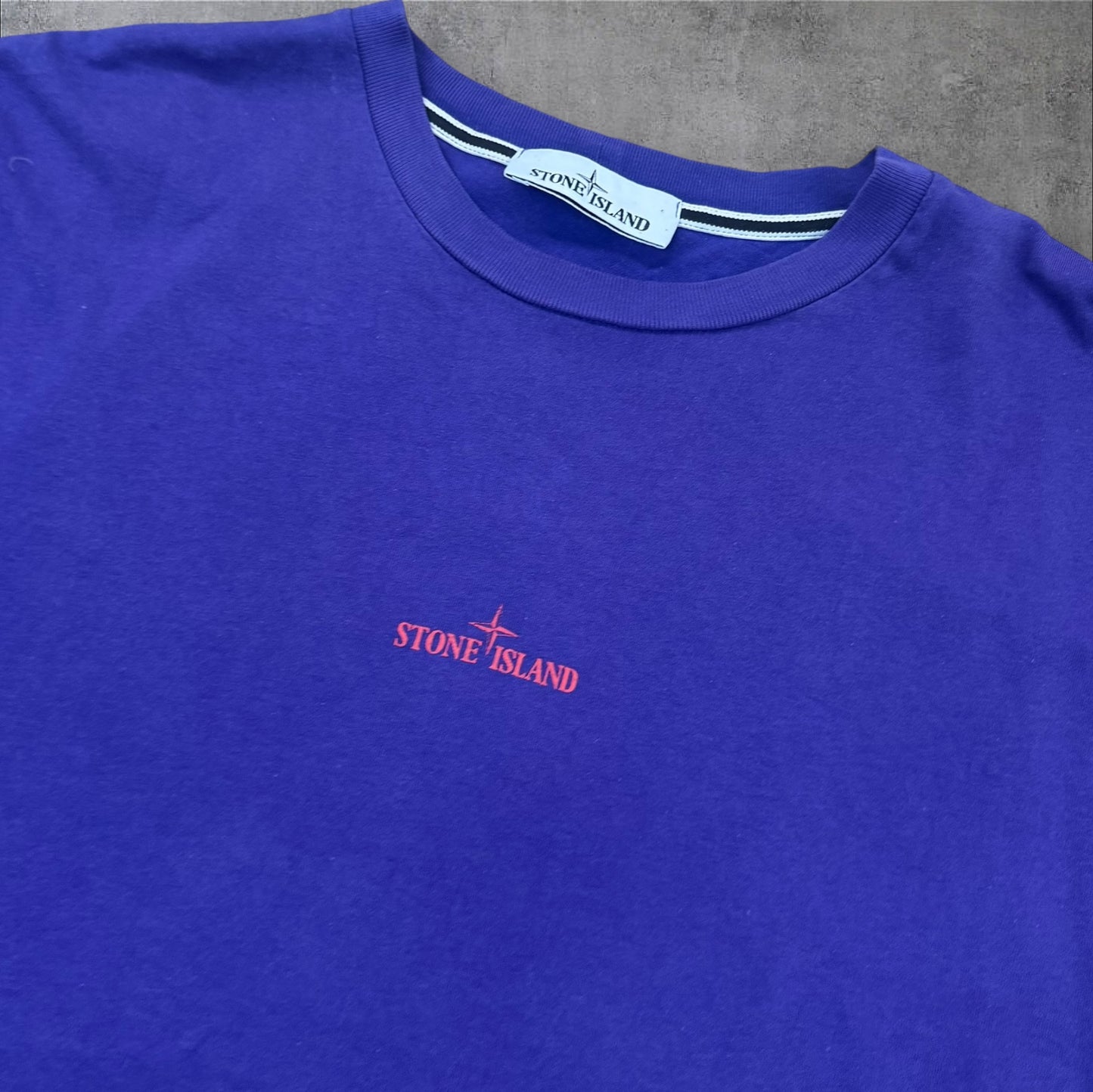 Stone Island T-Shirt Large Hologram Logo RRP £175+