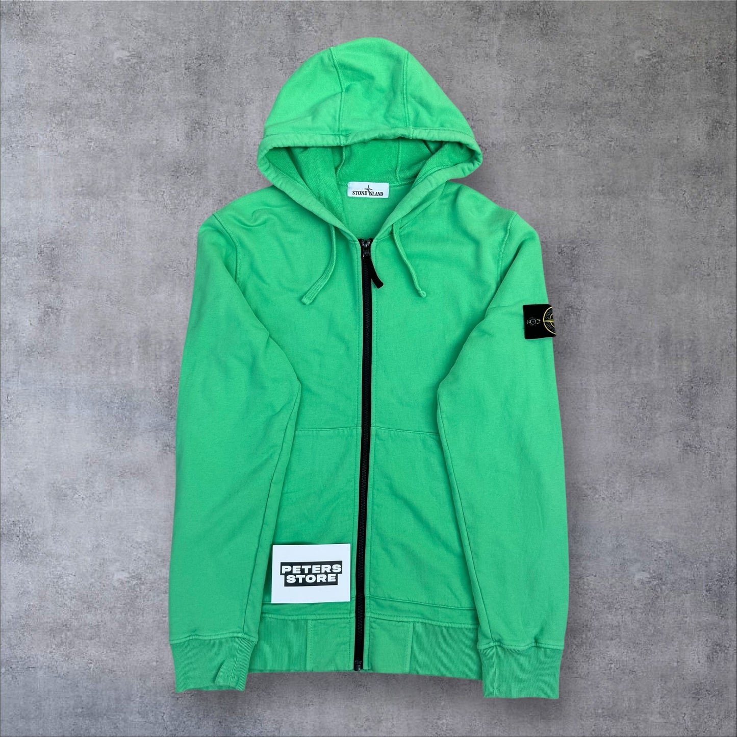 Stone Island Zip Hoodie Mint Green Size Medium RRP £350+