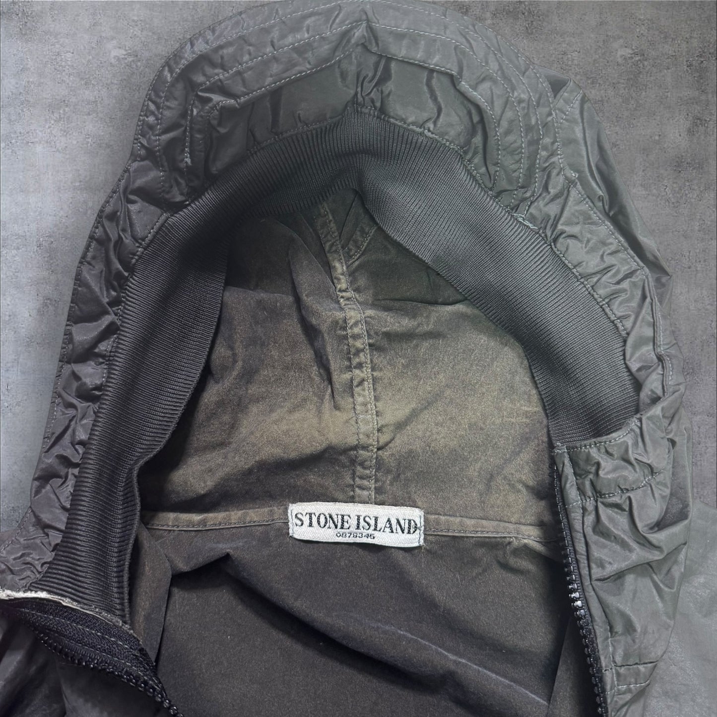 Stone Island Nylon Metal Fleece Lined Jacket Black Size Large RRP £500+