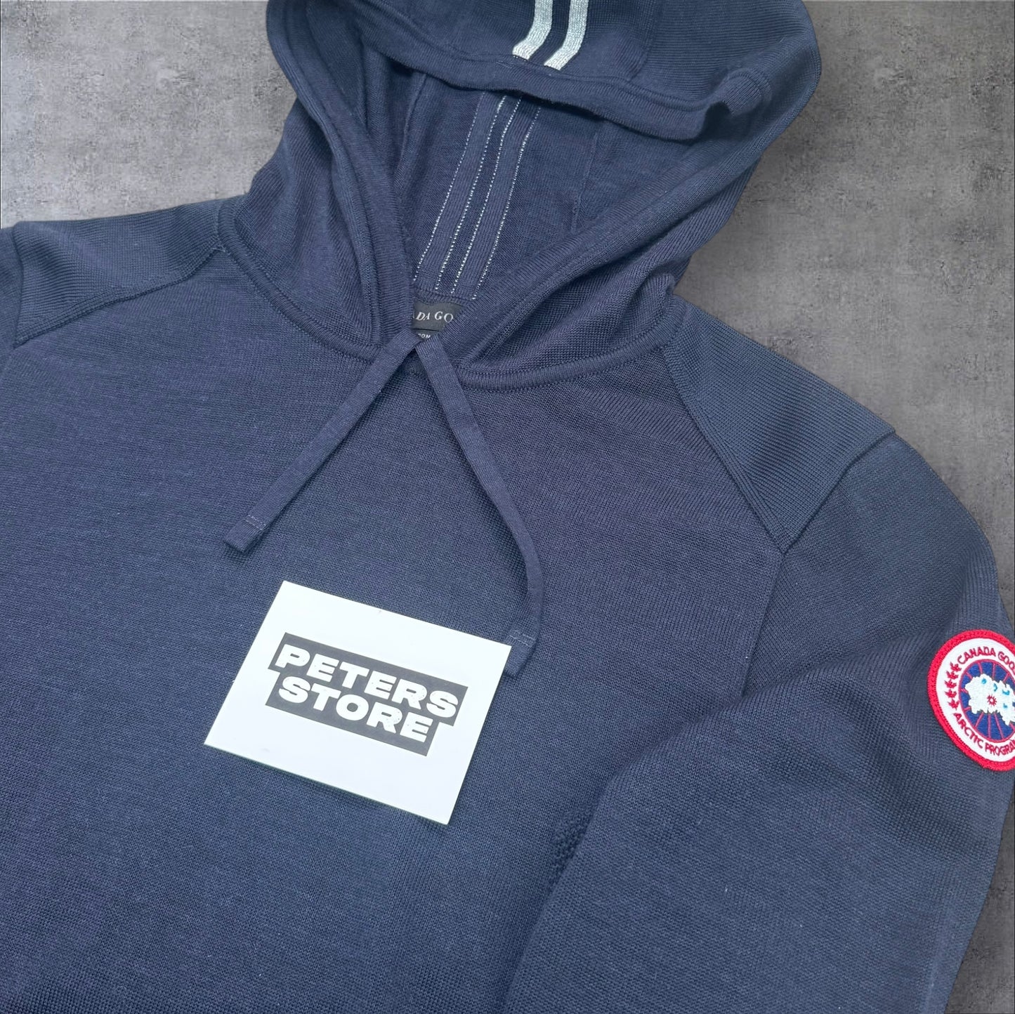 Canada Goose Hoodie Men’s Small Navy Merino Wool RRP £300+