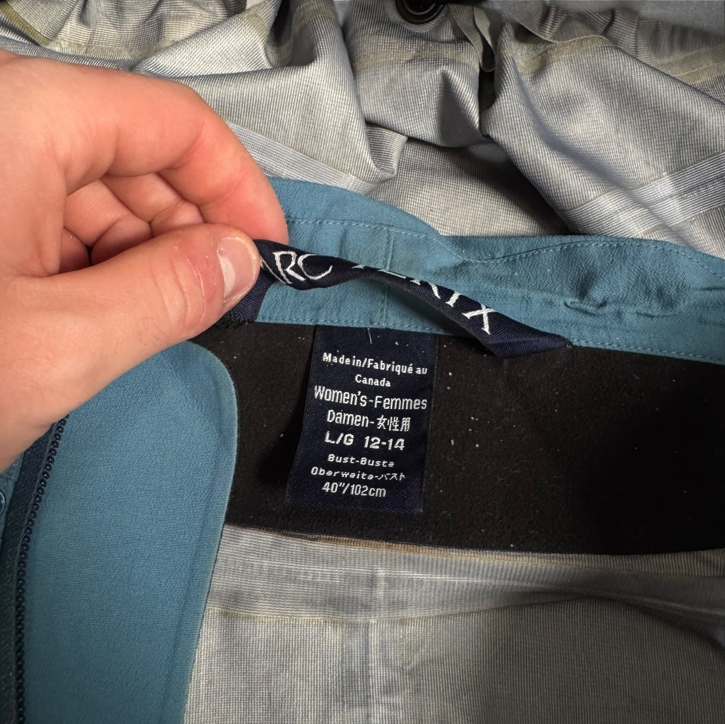 Arc’teryx Sidewinder Jacket Blue Women’s Large Rare RRP £600+