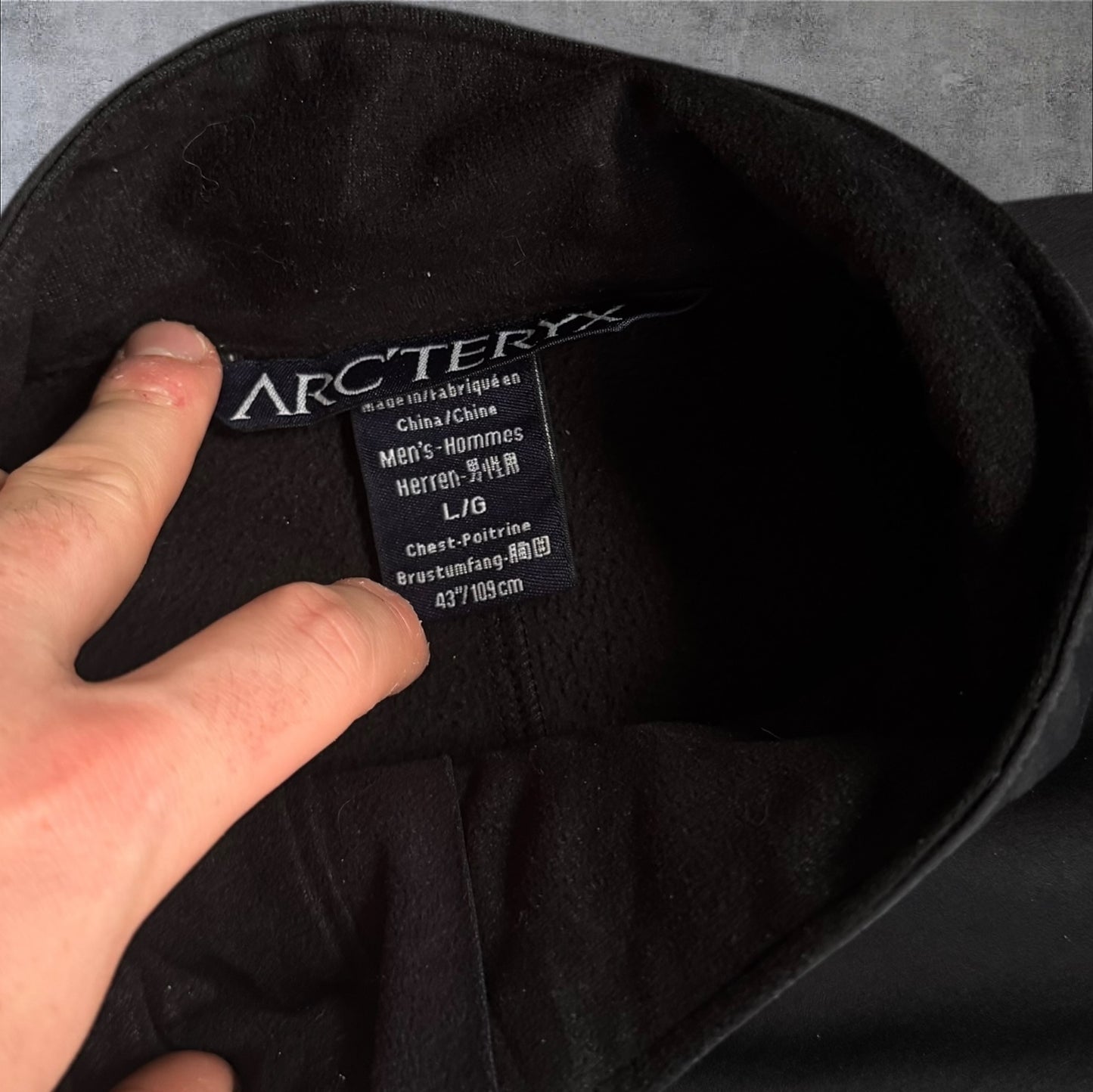 Arc’teryx Gamma MX Jacket Black Reflective Logo Men’s Large RRP £350+
