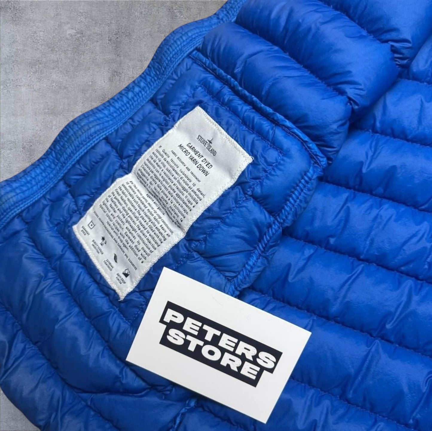 Stone Island Gilet Blue Size Medium RRP £400+