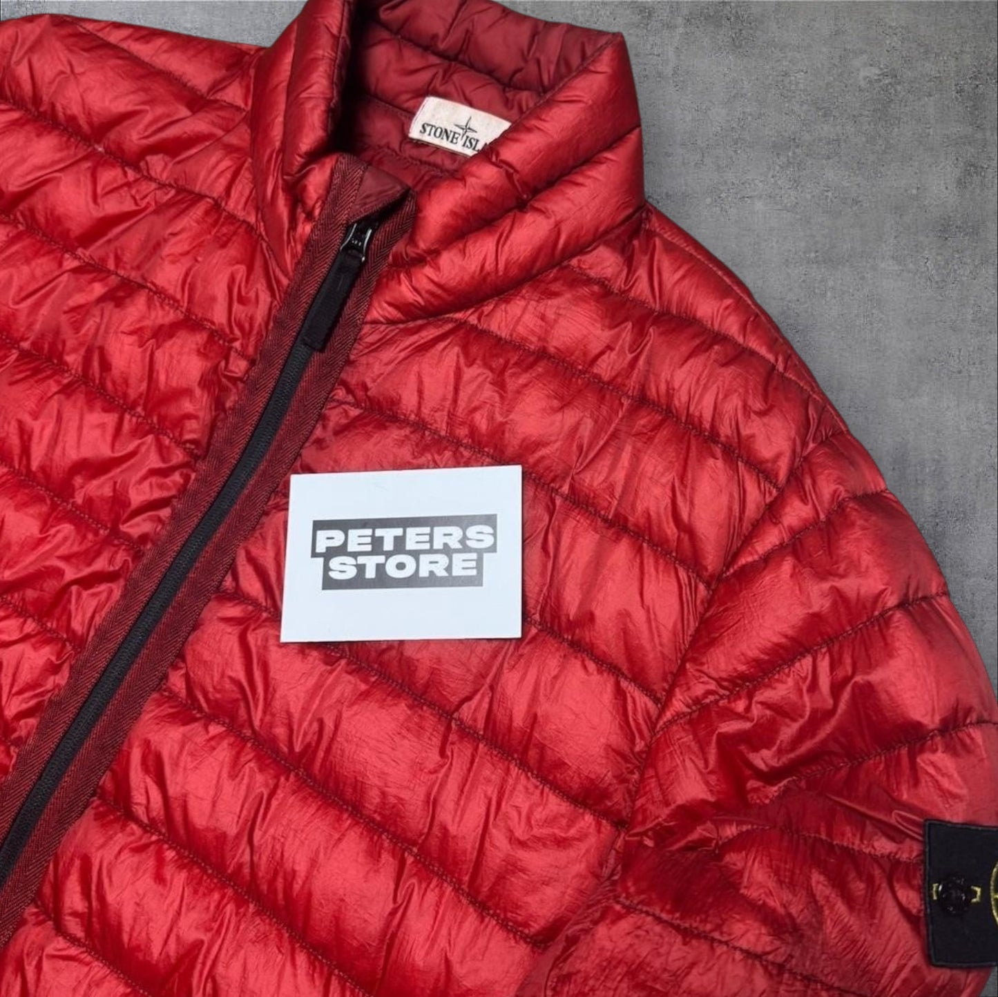 Stone Island Puffer Jacket Red Size XL RRP £650+