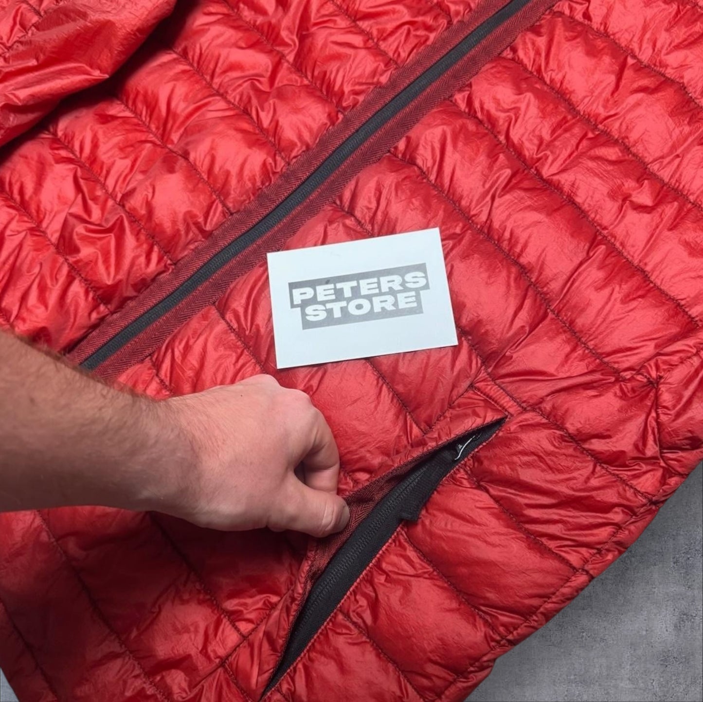 Stone Island Puffer Jacket Red Size XL RRP £650+