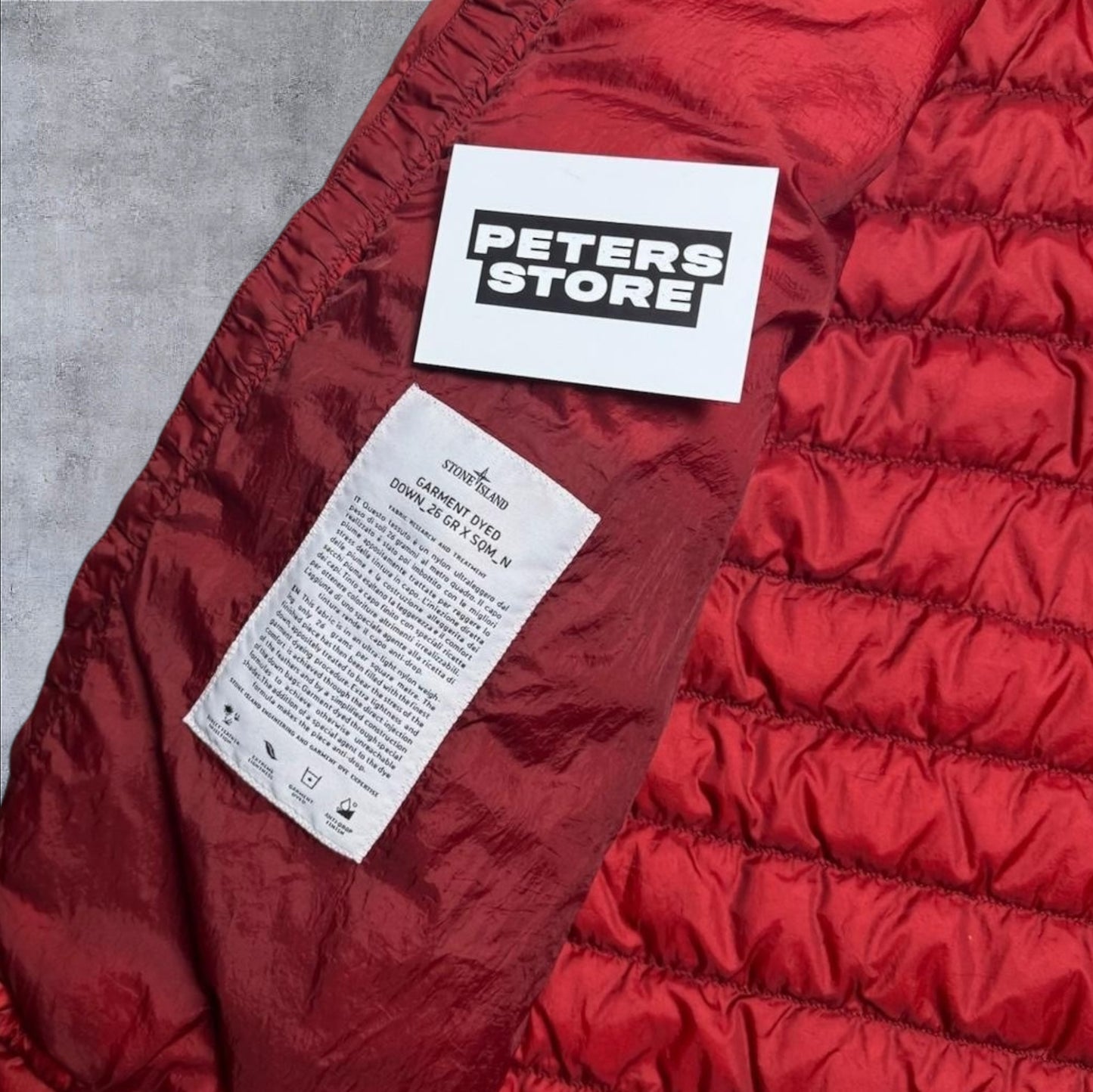 Stone Island Puffer Jacket Red Size XL RRP £650+
