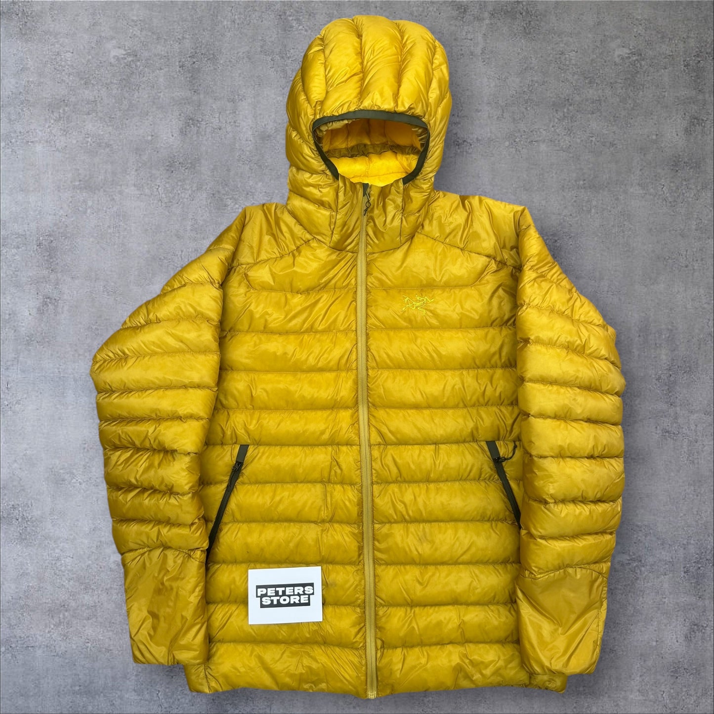 Arc’teryx Cerium LT Down Jacket Yellow Size XL RRP £350+