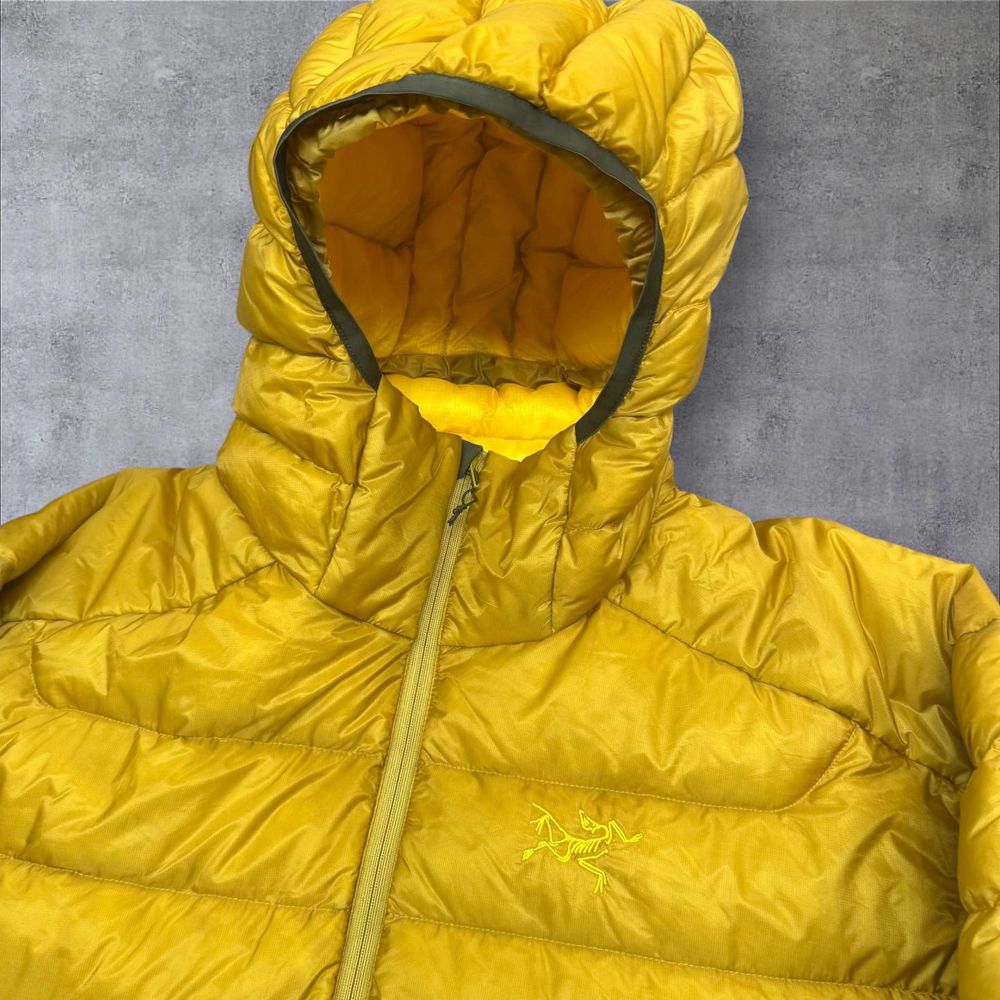 Arc’teryx Cerium LT Down Jacket Yellow Size XL RRP £350+