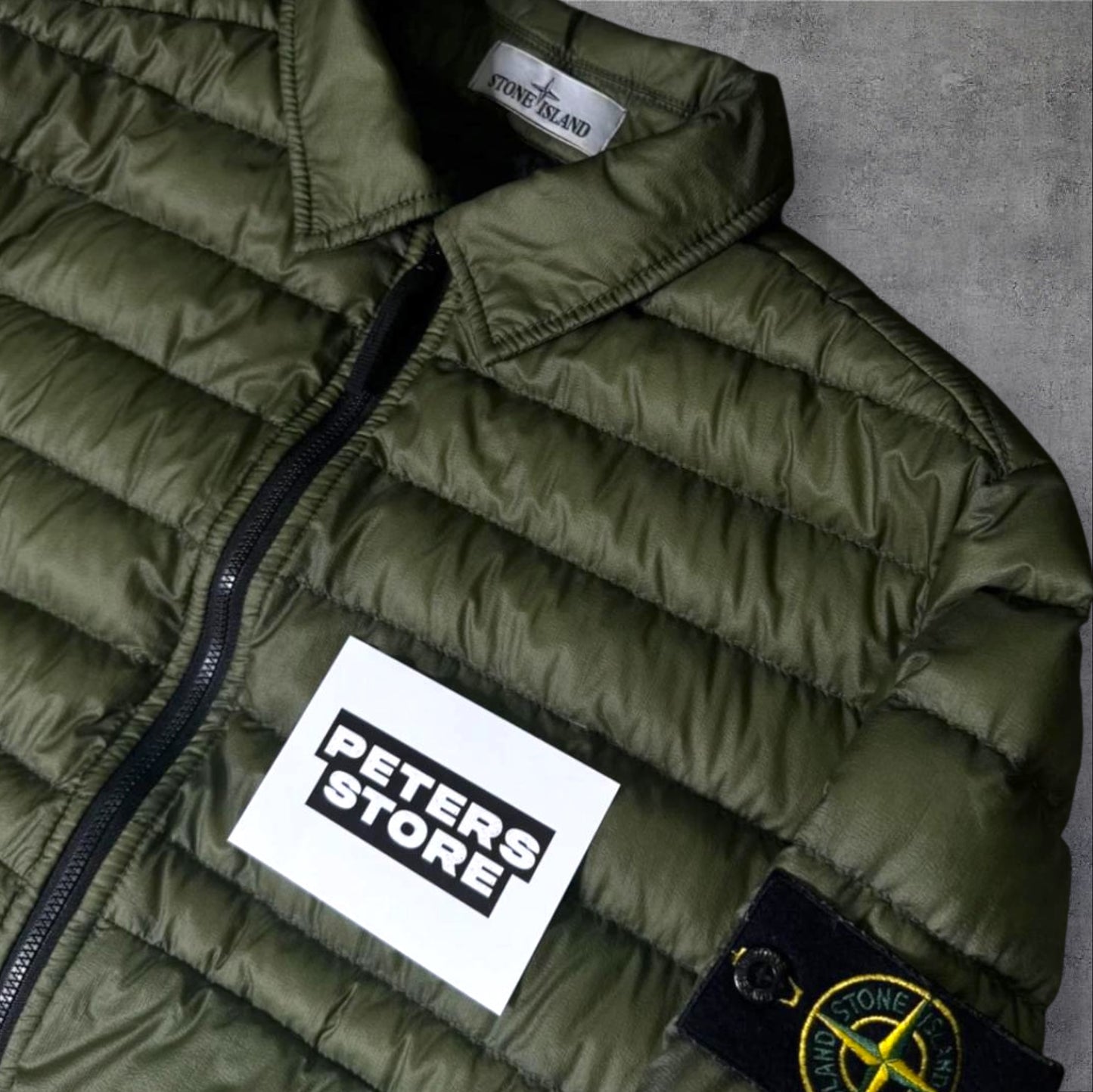 Stone Island Bio Based Puffer Jacket Green Size Large RRP £700+