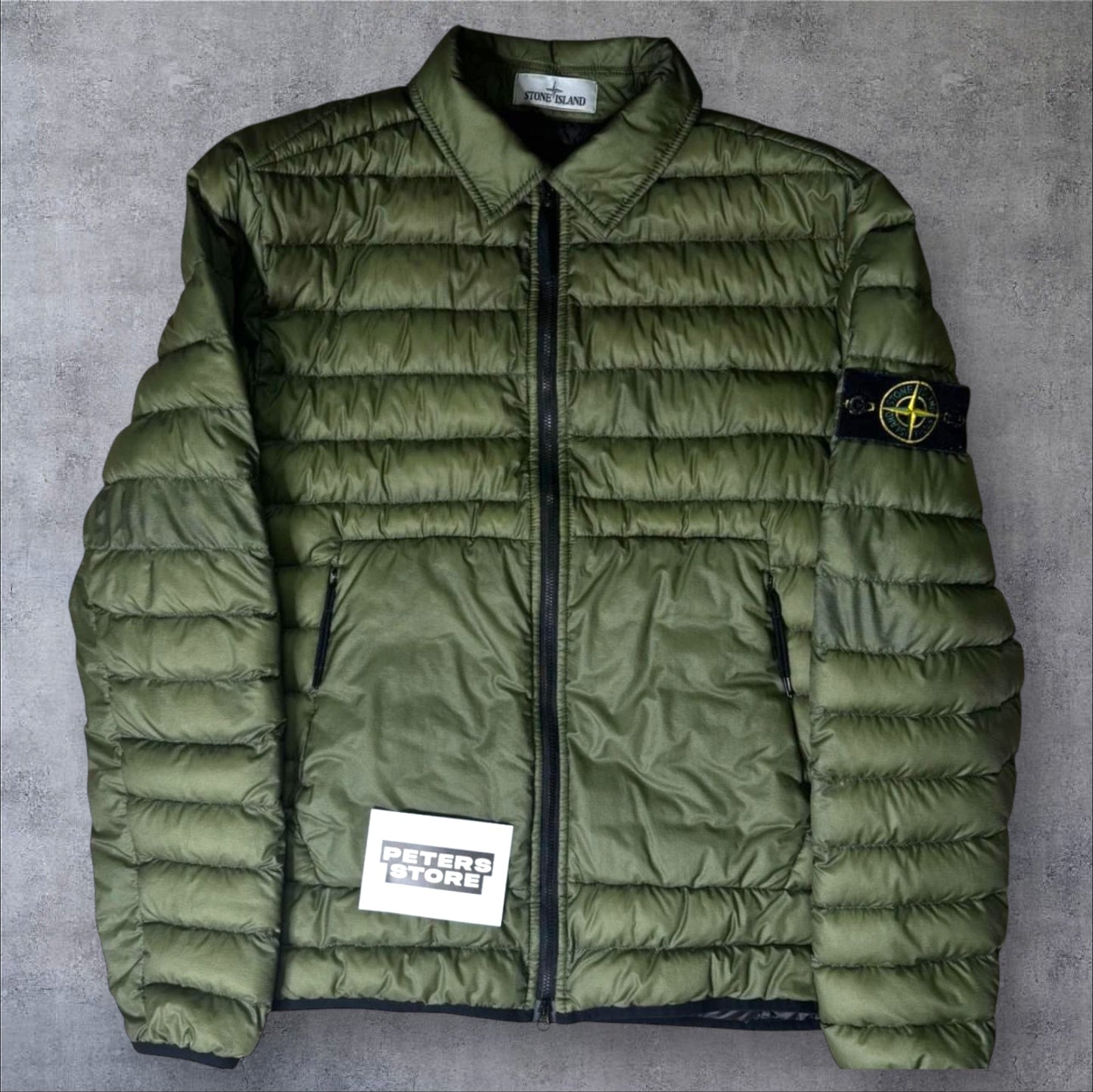 Stone Island Bio Based Puffer Jacket Green Size Large RRP £700+
