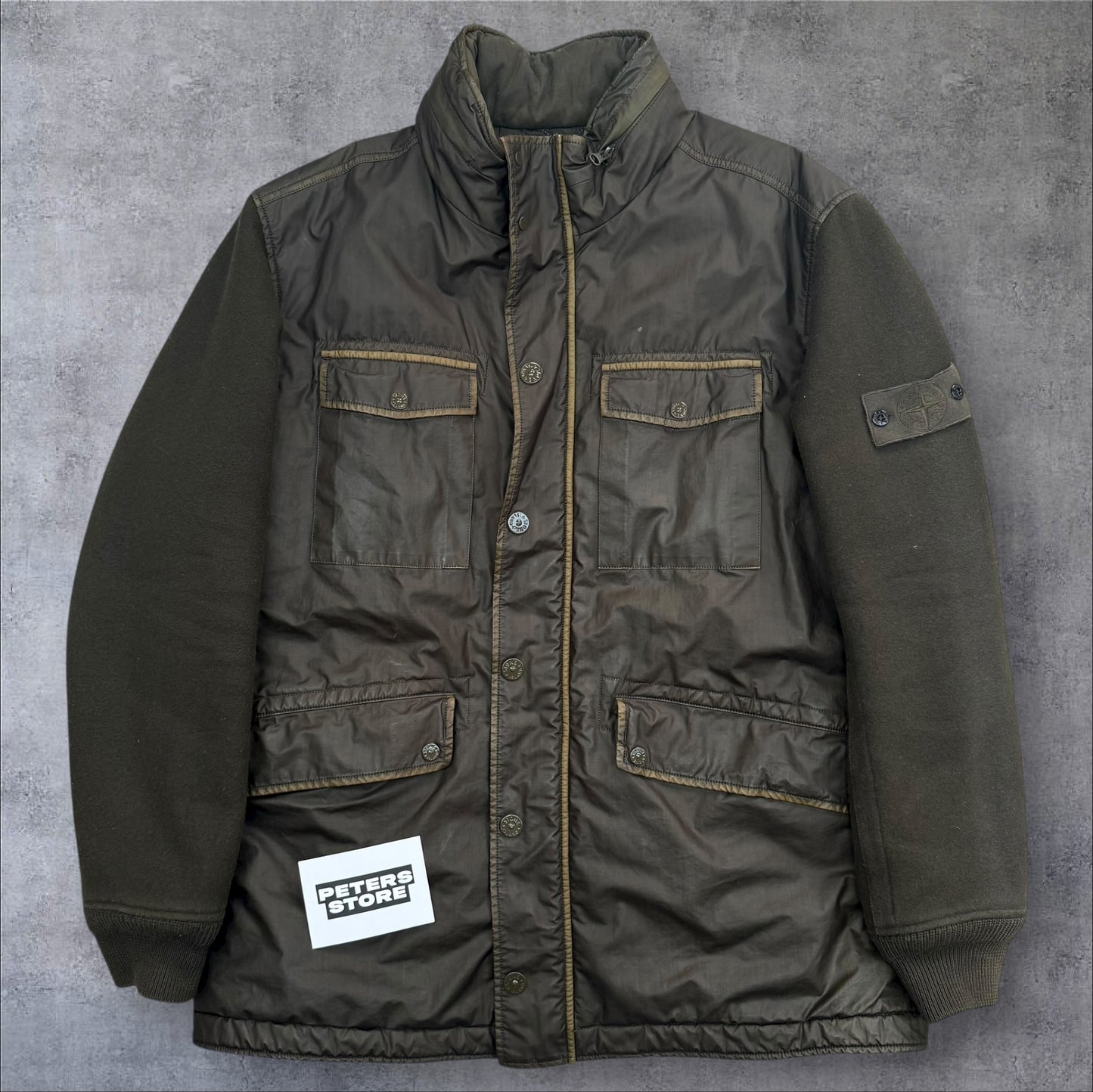 Stone Island Ghost Panno Tinto in Capo Più Mussola Gommata MGP Ghost Piece 3XL RRP £600+