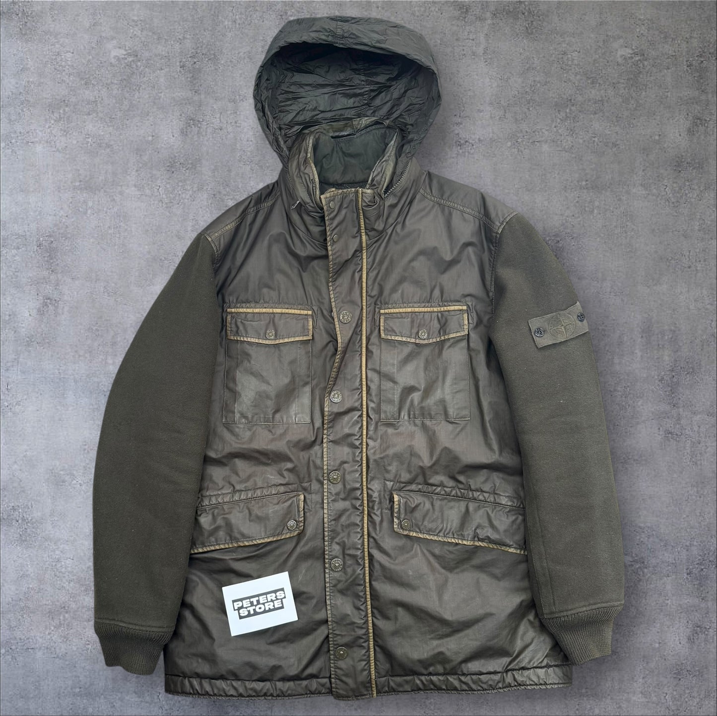 Stone Island Ghost Panno Tinto in Capo Più Mussola Gommata MGP Ghost Piece 3XL RRP £600+