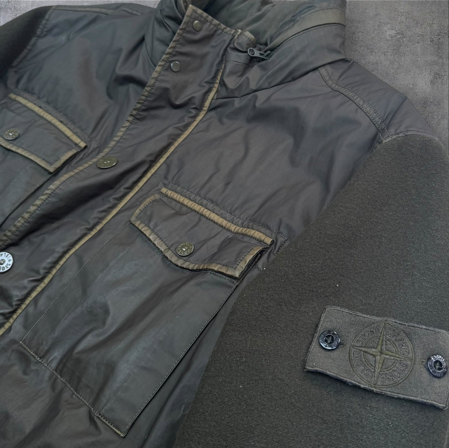 Stone Island Ghost Panno Tinto in Capo Più Mussola Gommata MGP Ghost Piece 3XL RRP £600+