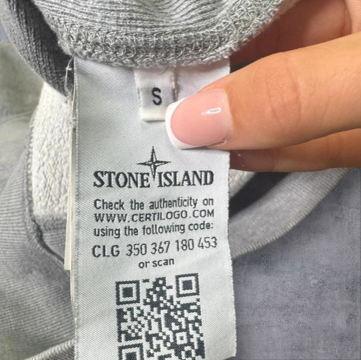 Stone Island Jumper Grey Size Small RRP £295+