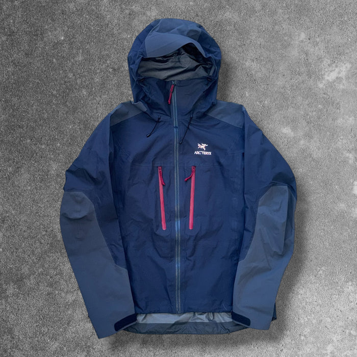 Arc'teryx Alpha AR Jacket Gore-Tex Pro Navy Women's Large RRP £750
