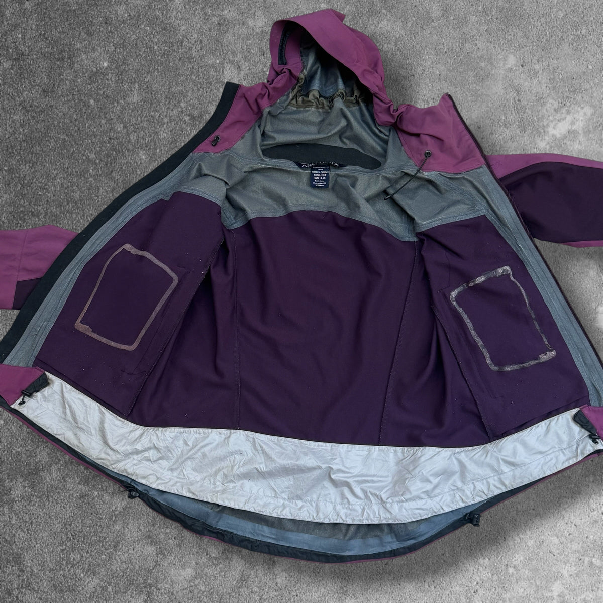 Vintage Arc'teryx Sidewinder Jacket Women's Medium Pink Purple RRP £500