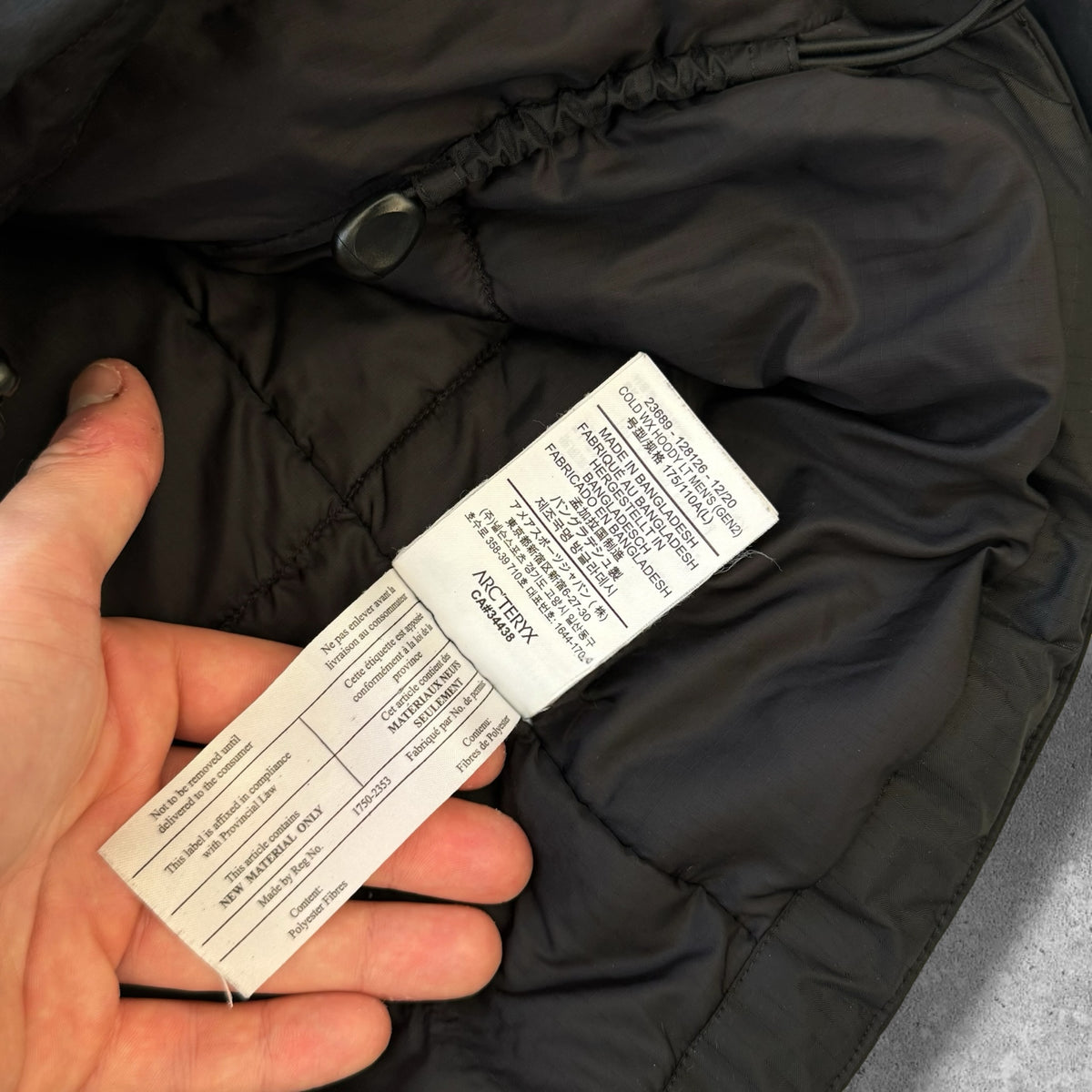 Arc'teryx LEAF Cold WX Hoody LT Gen 2 2020 Black Men's Large