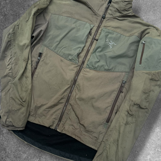 Vintage Arc'teryx Gamma MX Softshell Jacket Khaki Men's Large