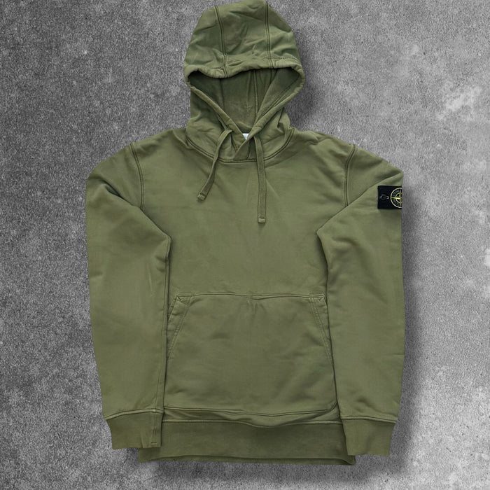 Stone Island Hoodie 2021 Olive Green Men's Medium RRP £350