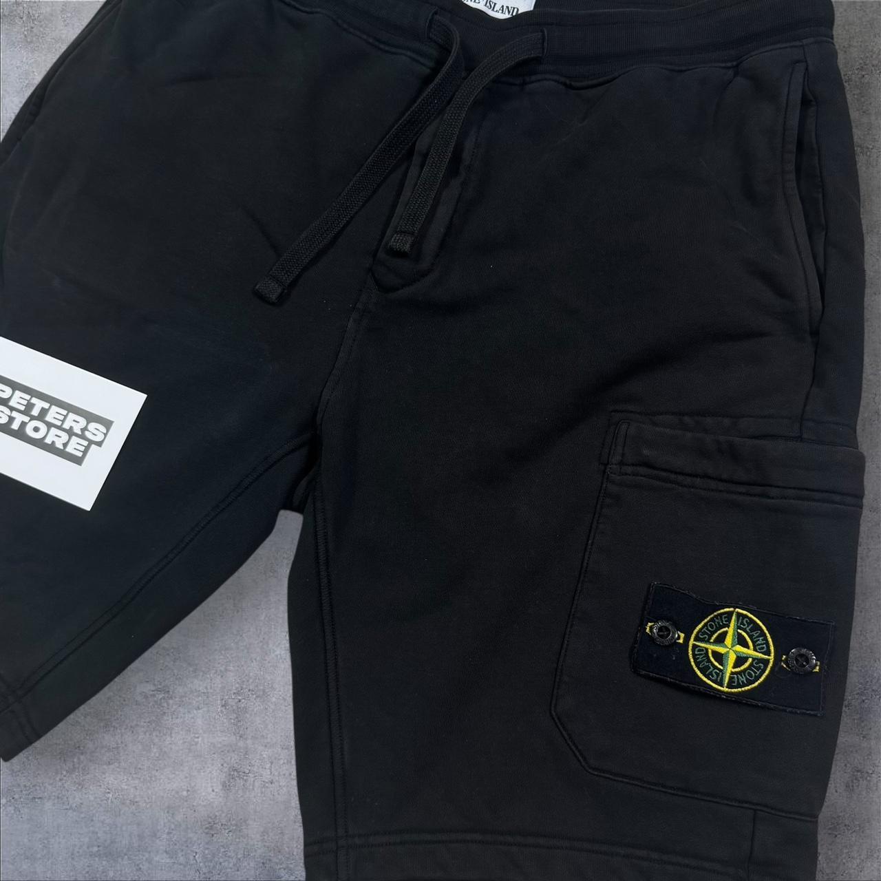 Stone Island Black Shorts