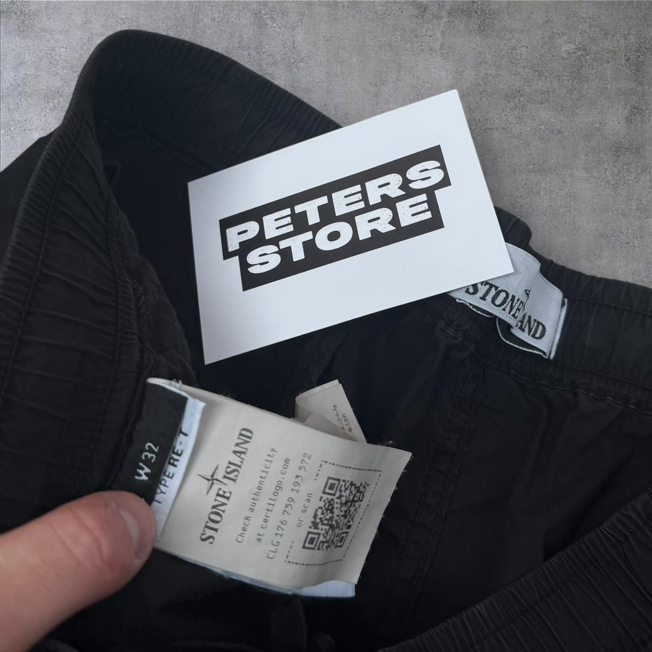 Stone Island Cargo Joggers Men’s W32 Black Badge Pocket Nylon Pants Type RE-T , RRP £350