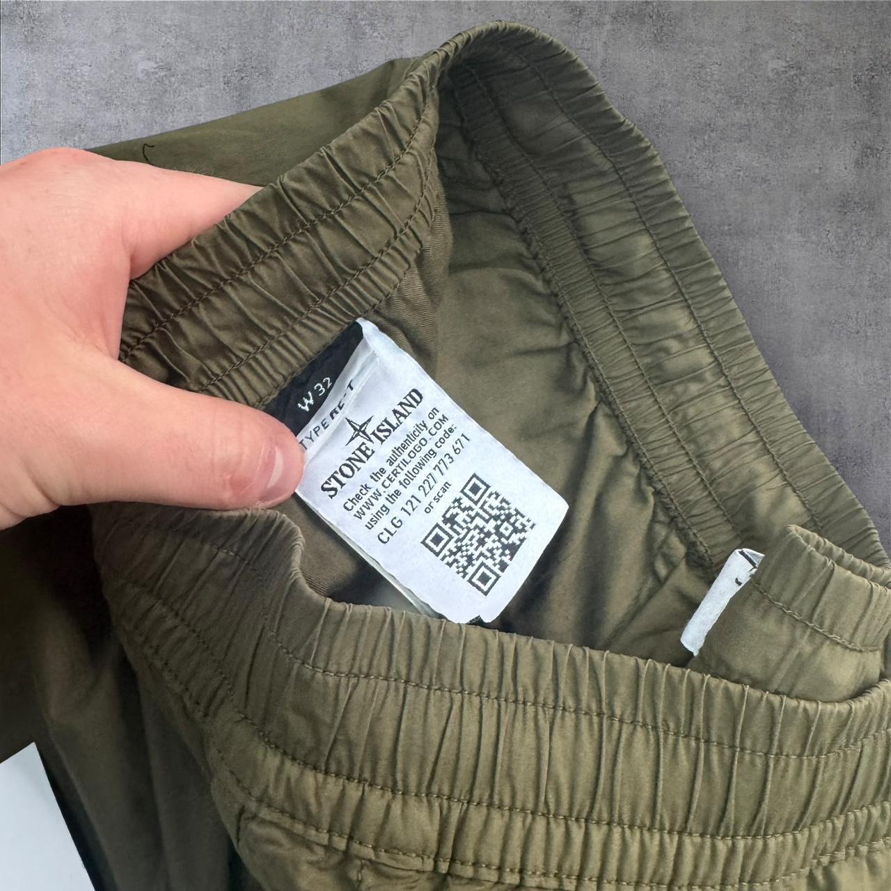 Stone Island Cargo Trousers Khaki Size 32W Elasticated RRP £395+
