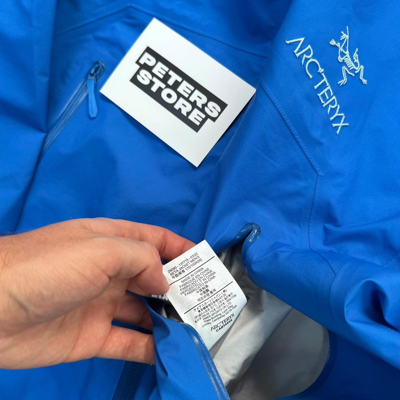 Arc’teryx Beta Jacket Men’s Medium Blue Gore-Tex Lightweight Shell RRP £400