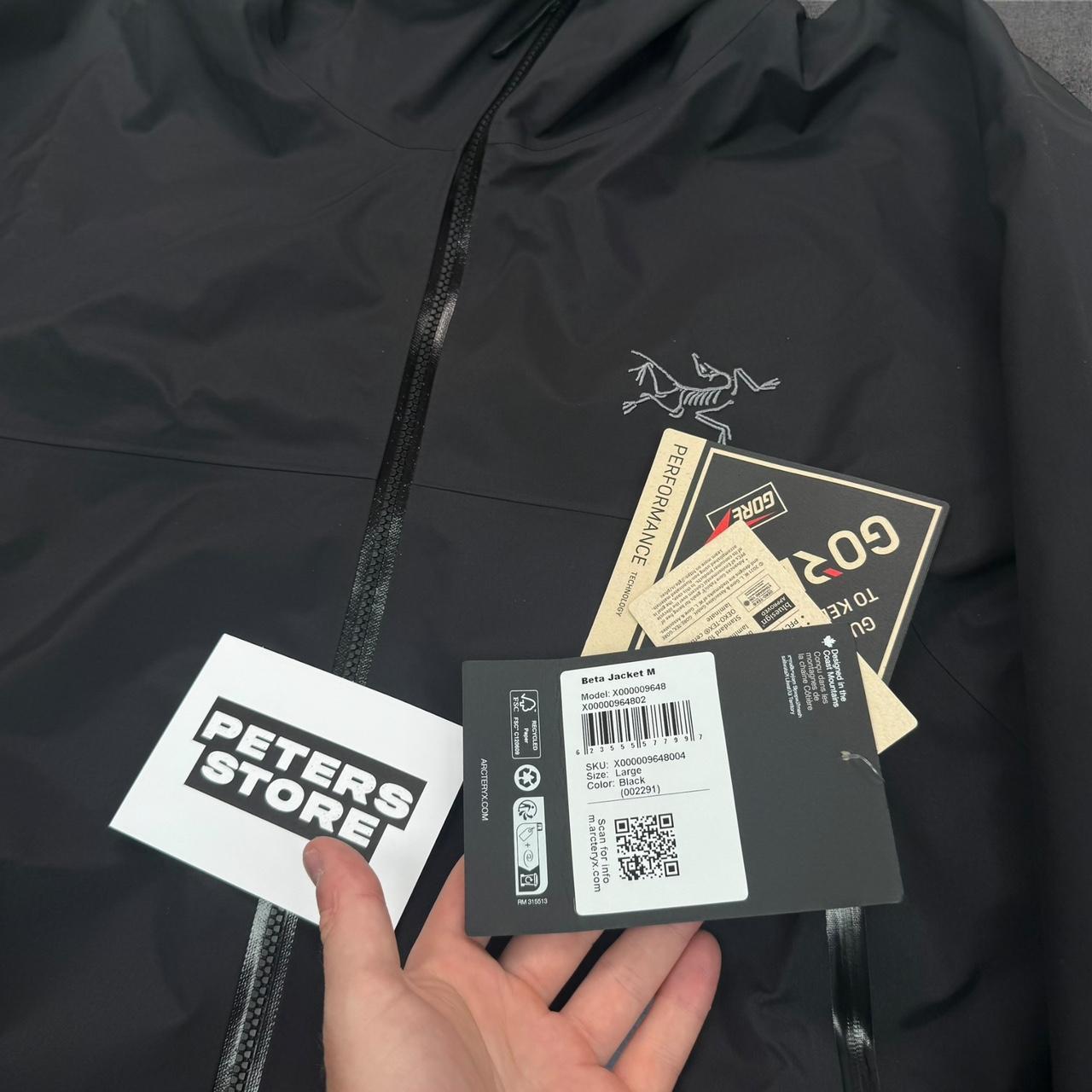 Arc’teryx Beta Jacket BNWT Men’s Large Black Gore-Tex Waterproof Shell RRP £350