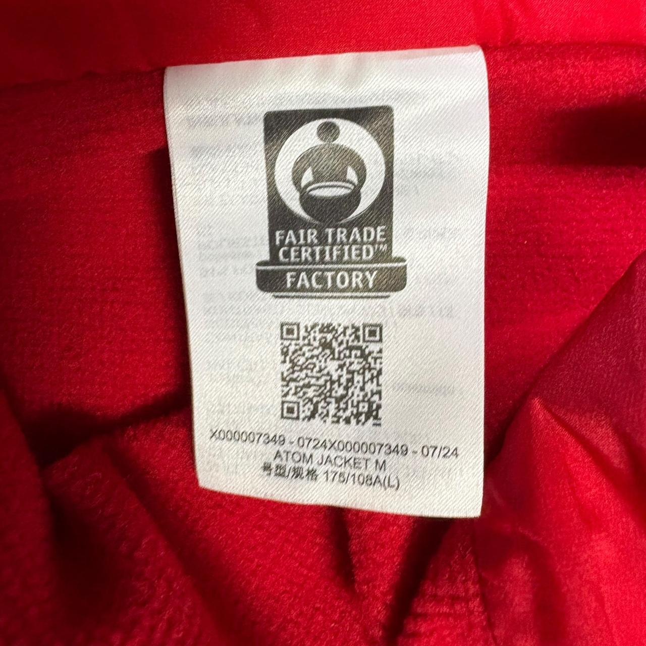 Arc'teryx Atom LT Jacket Men’s Large Red Lightweight Outdoor Insulated RRP £260