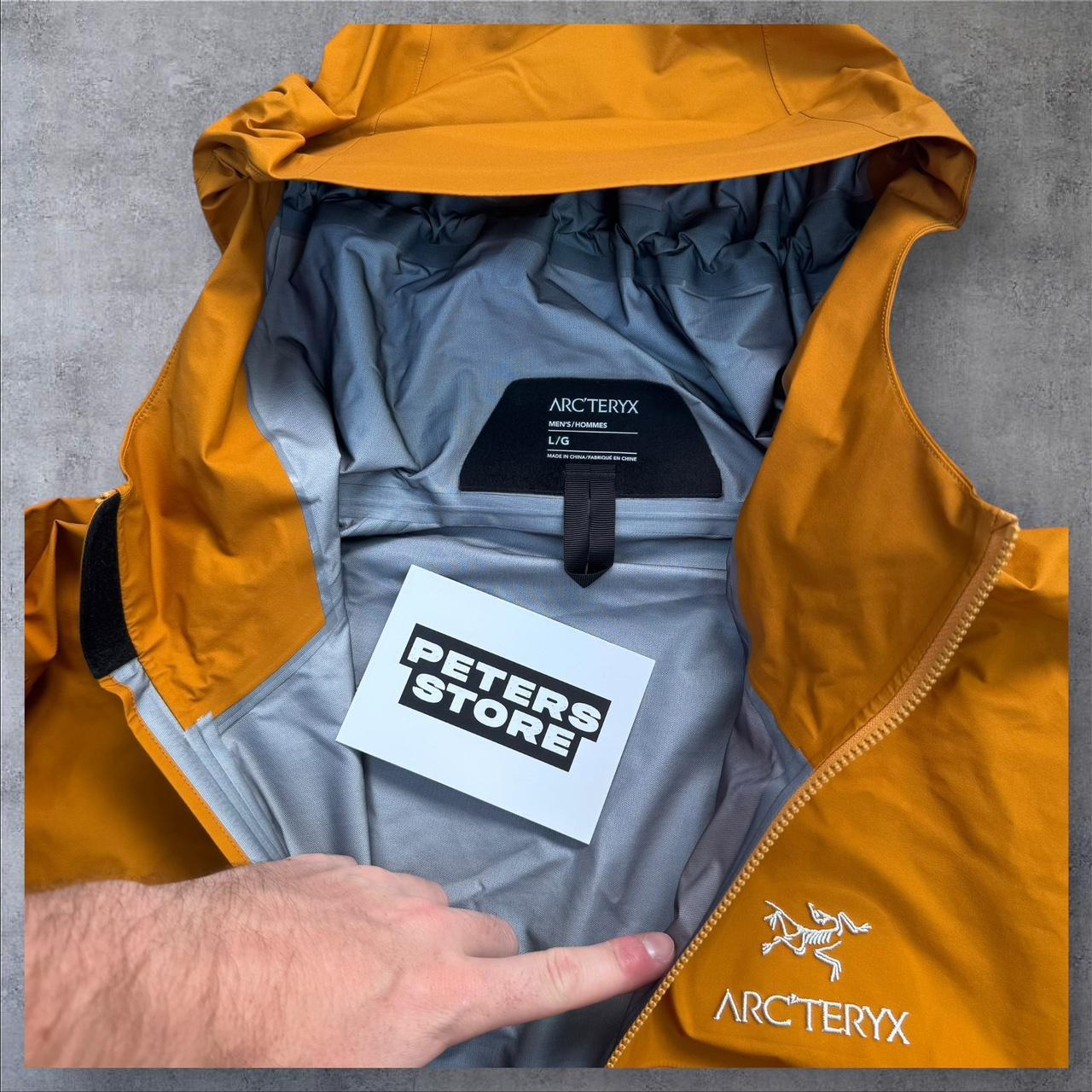 Arc’teryx Beta Jacket BNWT Men’s Large Orange Gore-Tex Waterproof Shell RRP £400