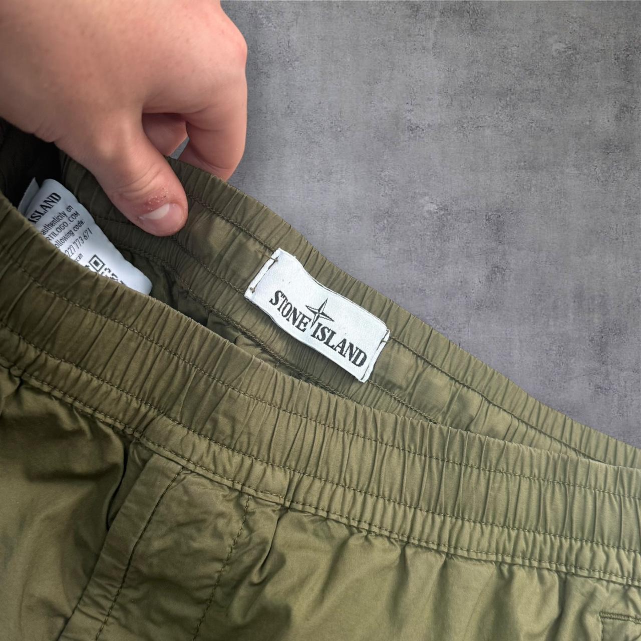 Stone Island Cargo Trousers Khaki Size 32W Elasticated RRP £395+