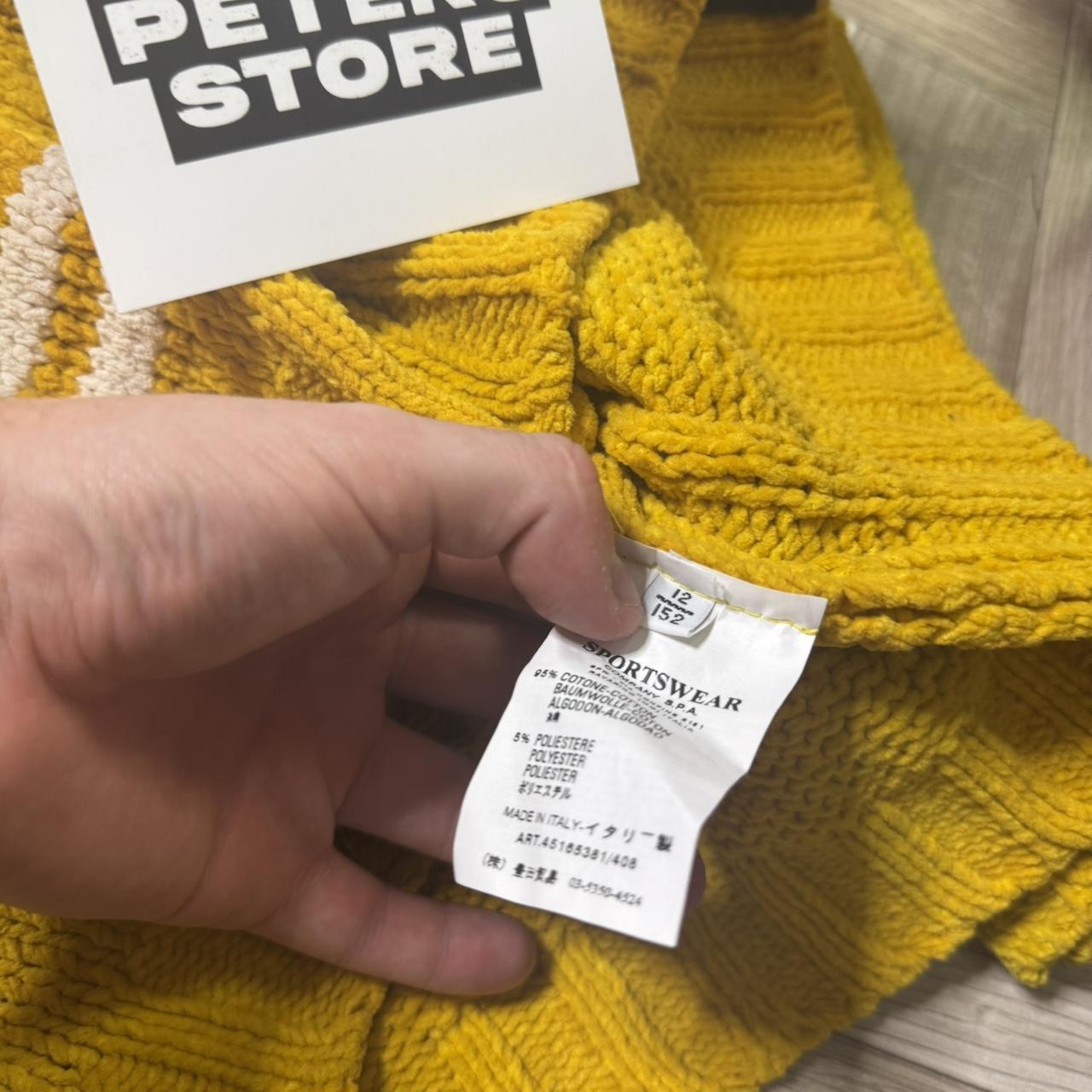 Yellow Stone Island Knit Jumper
