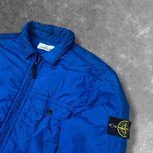 Stone Island Padded Overshirt Jacket Men's XL Royal Blue