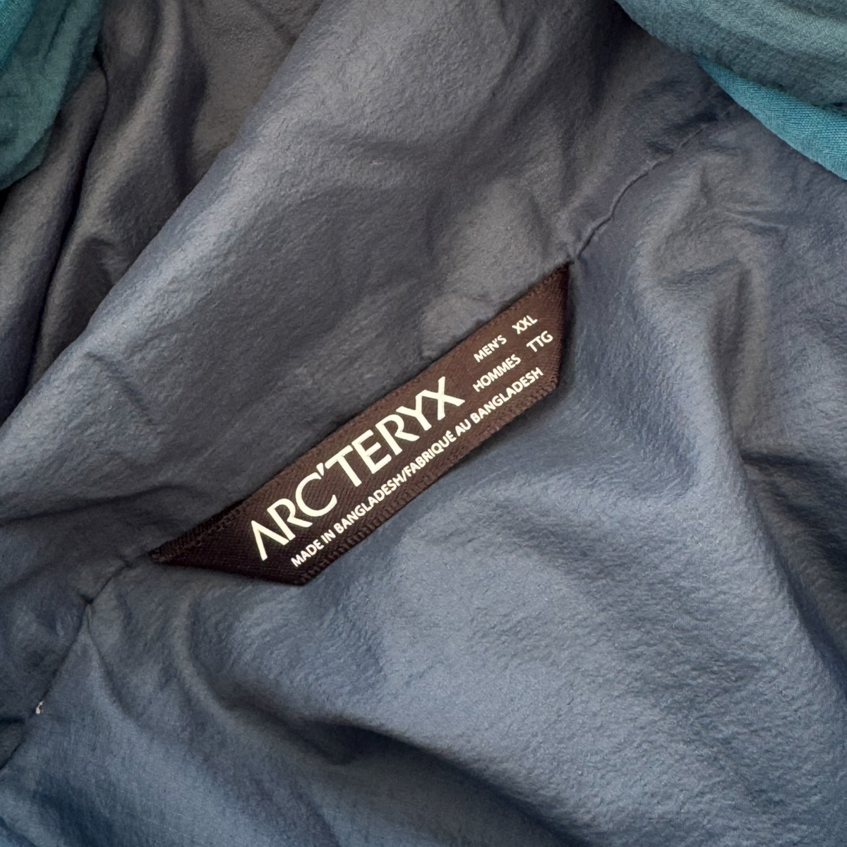 Arc'teryx Atom LT Hoody Men's XXL Blue Teal 2018 Insulated Jacket