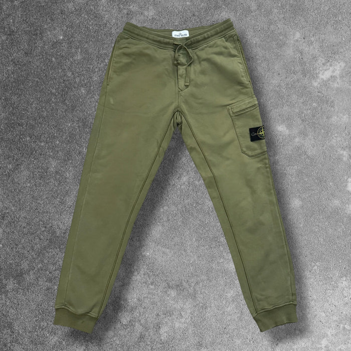 Stone Island Cargo Joggers 2021 Olive Green Men's Medium RRP £235