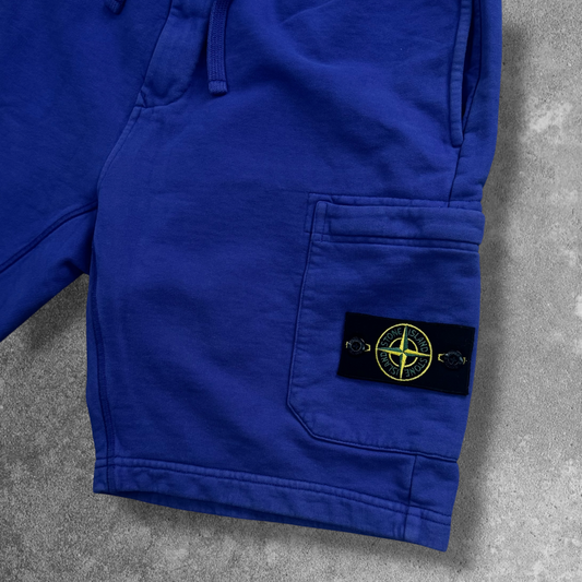 Stone Island Fleece Shorts Large Blue V0043 RRP £195
