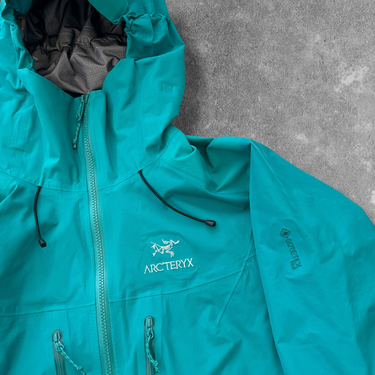 Arc'teryx Alpha AR Gore-Tex Pro Jacket Women's Large Teal RRP £600