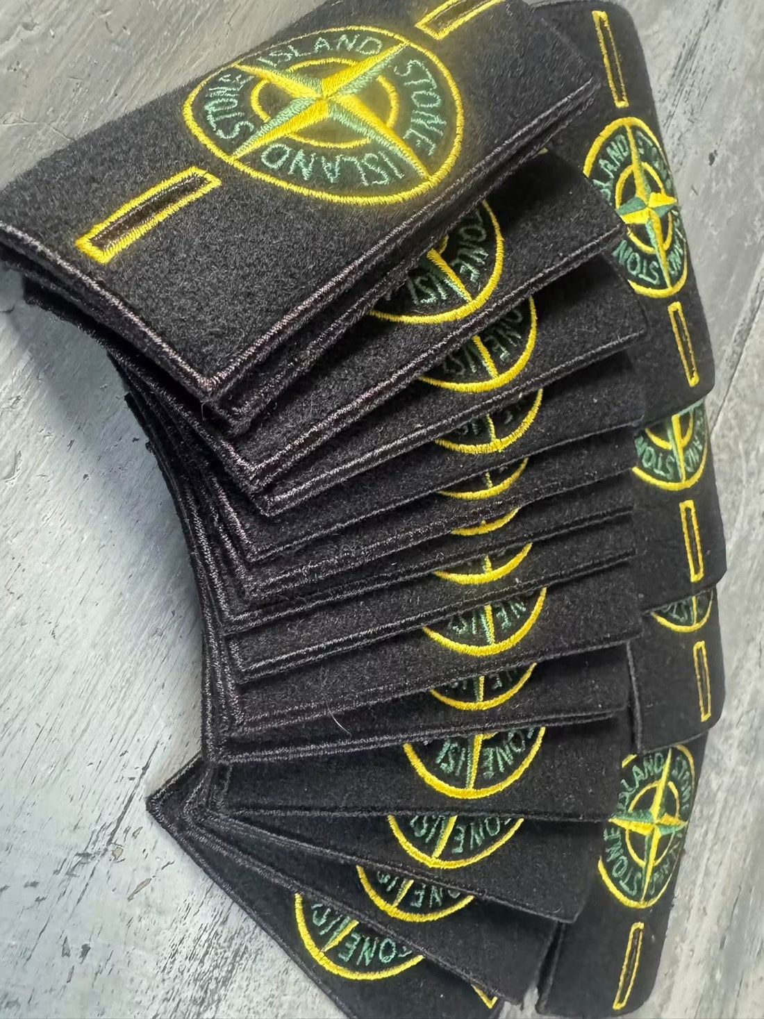 Genuine Stone Island AW26 compass badges