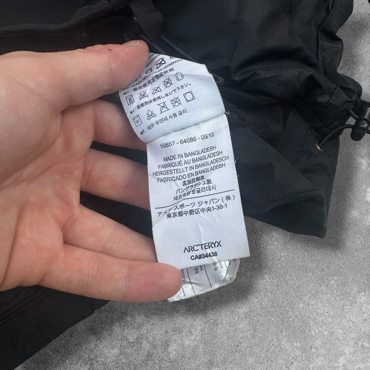 Arc'teryx Atom Jacket Black Insulated Repaired RRP £280