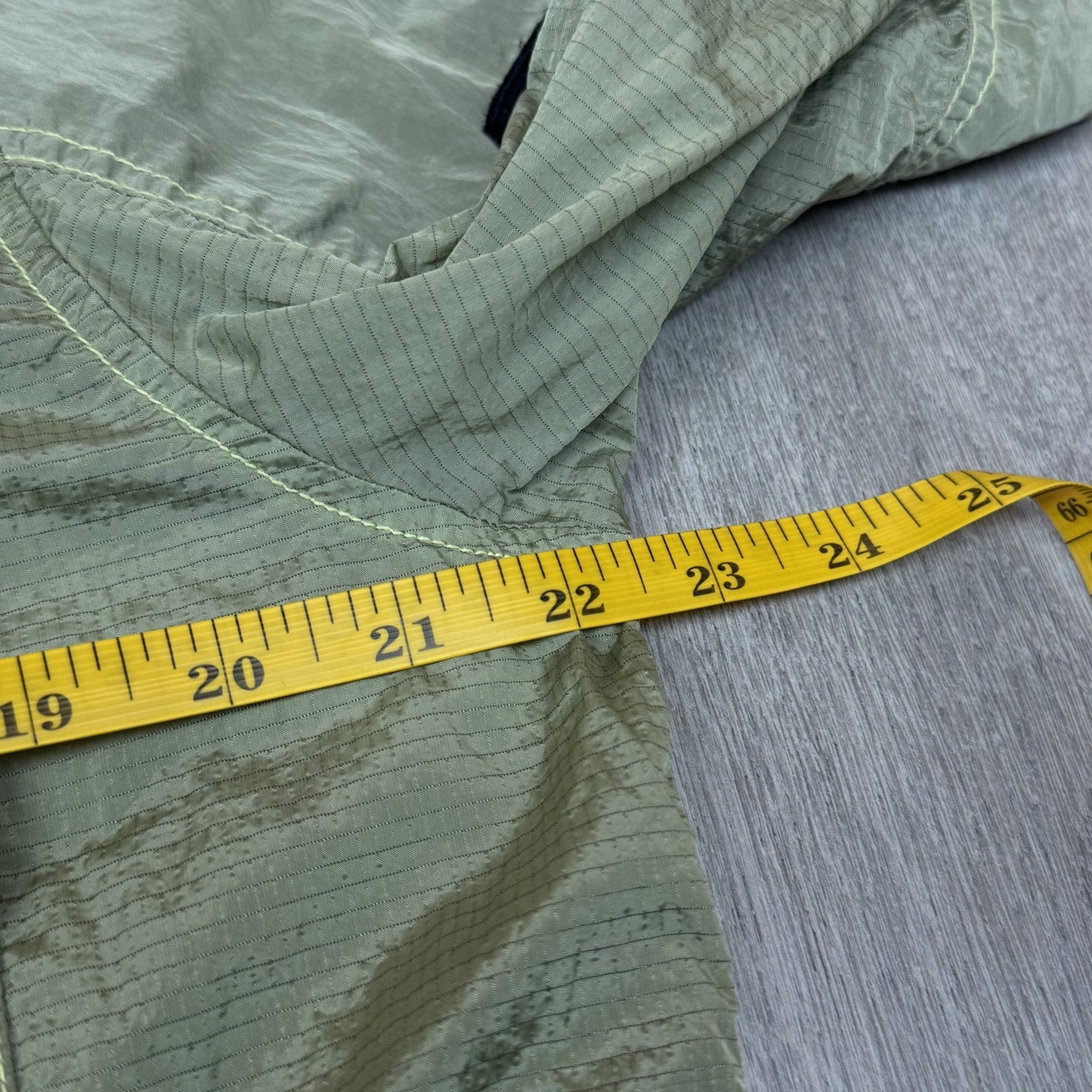 Stone Island Nylon Metal Rip Stop Overshirt Jacket Medium Green £250