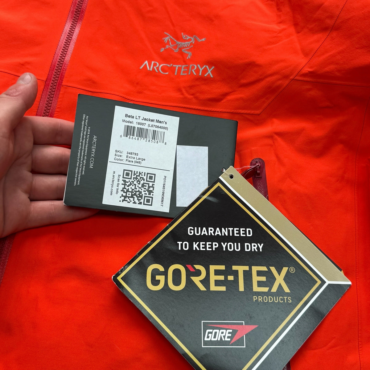 Arc'teryx Beta LT Gore-Tex Jacket Men's XL Reflective Brand New Witg Tags RRP £550